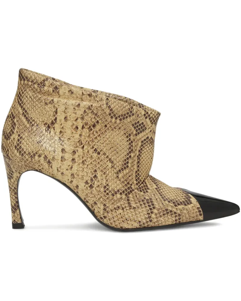 ROTATE Birger Christensen Stiefel mit spitzer Kappe - Nude Nude