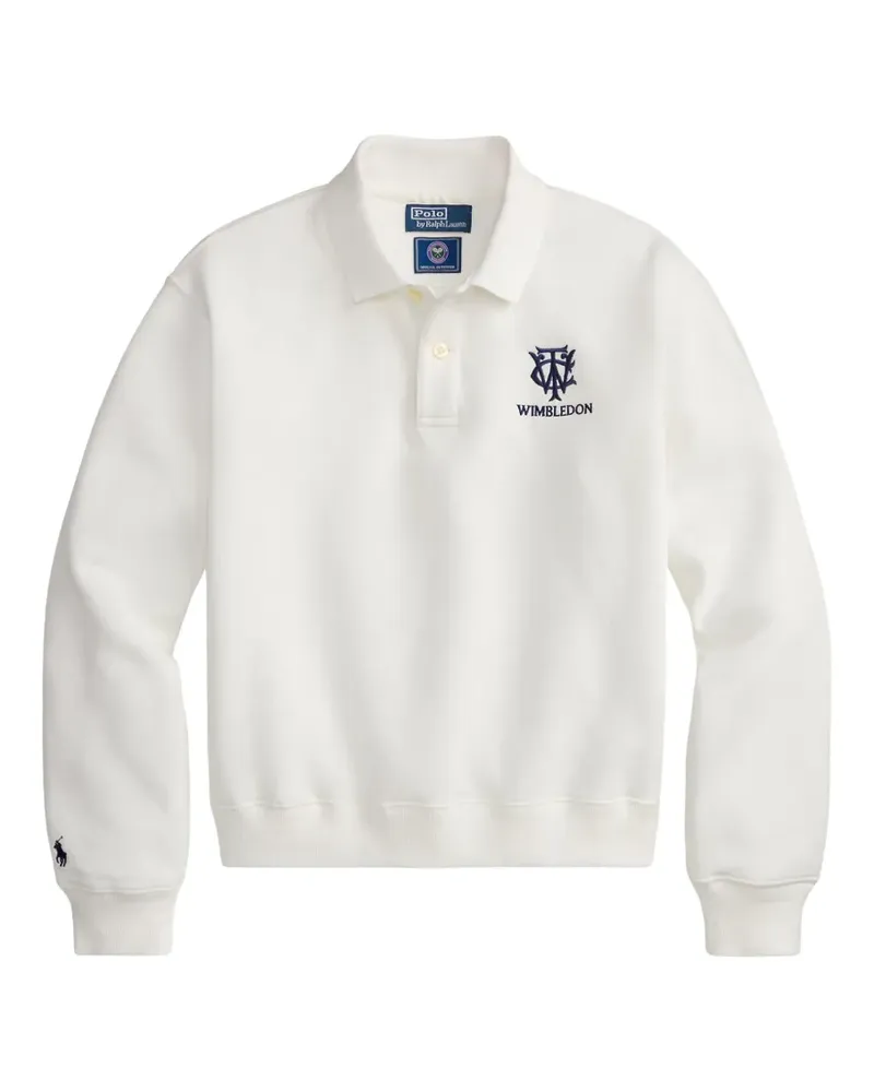Ralph Lauren Wimbledon Poloshirt mit Logo-Stickerei - Nude Nude