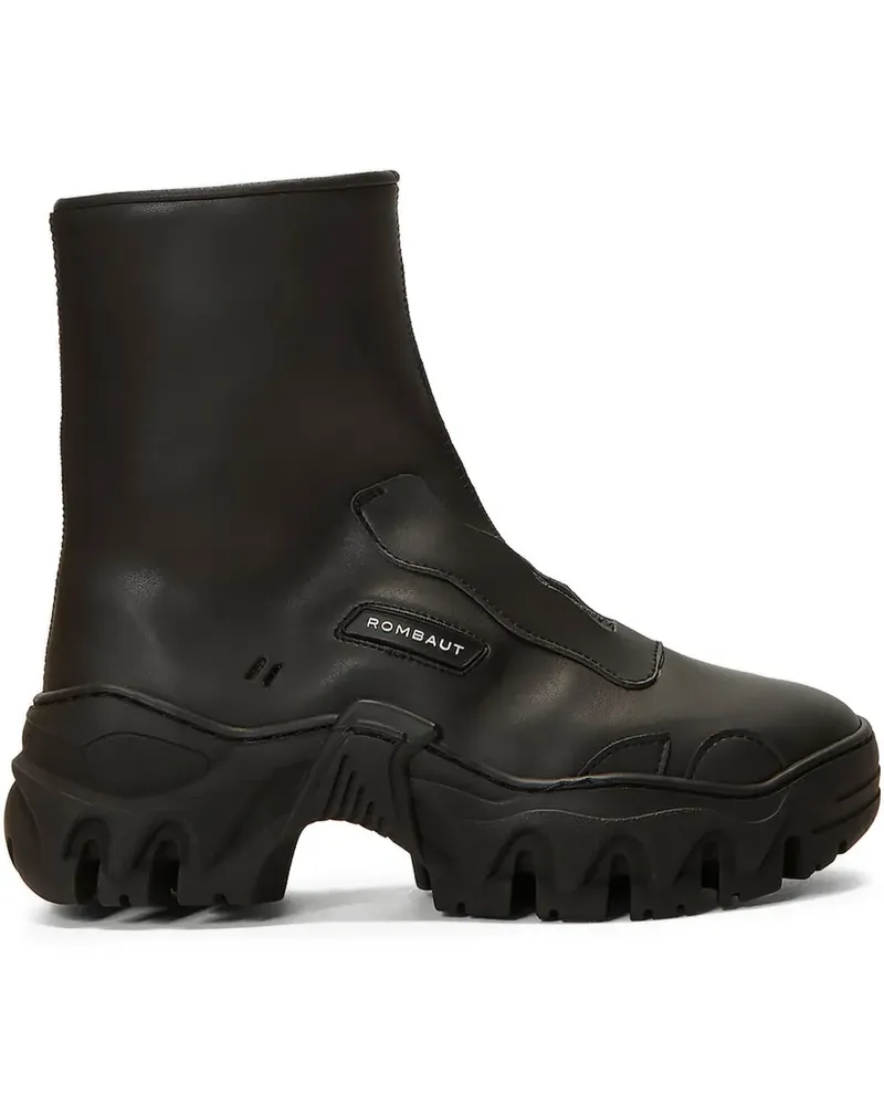 Rombaut zip-front chunky-sole boots - Schwarz Schwarz