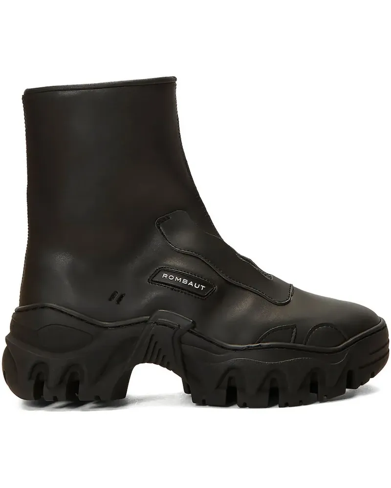 Rombaut zip-front chunky-sole boots - Schwarz Schwarz