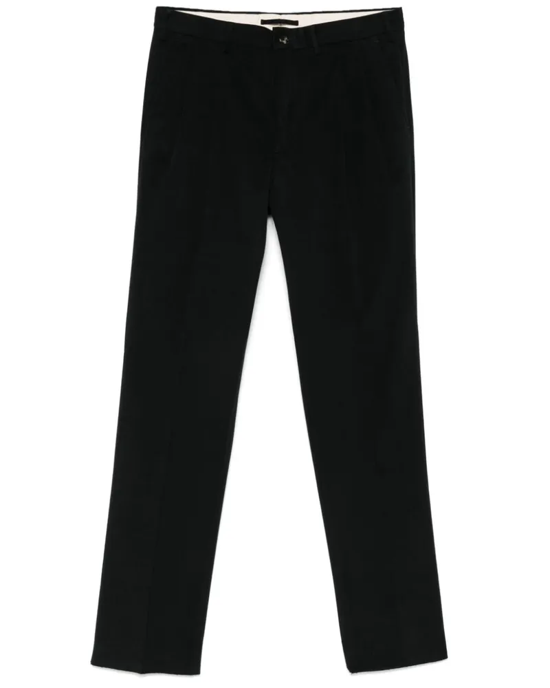 Dell'oglio Hose mit Tapered-Bein - Schwarz Schwarz