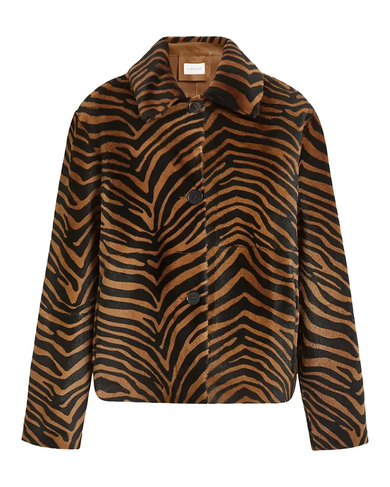 P.A.R.O.S.H. Animalier Jacke - Braun Braun