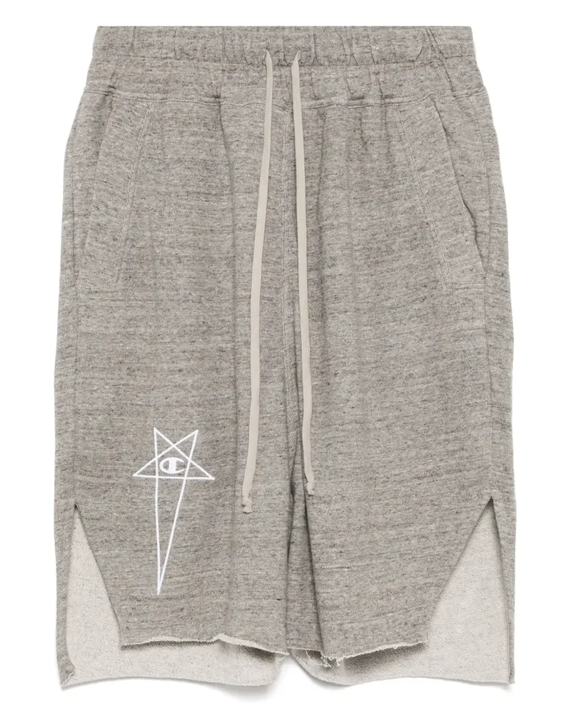 Rick Owens Beveled Shorts - Grau Grau