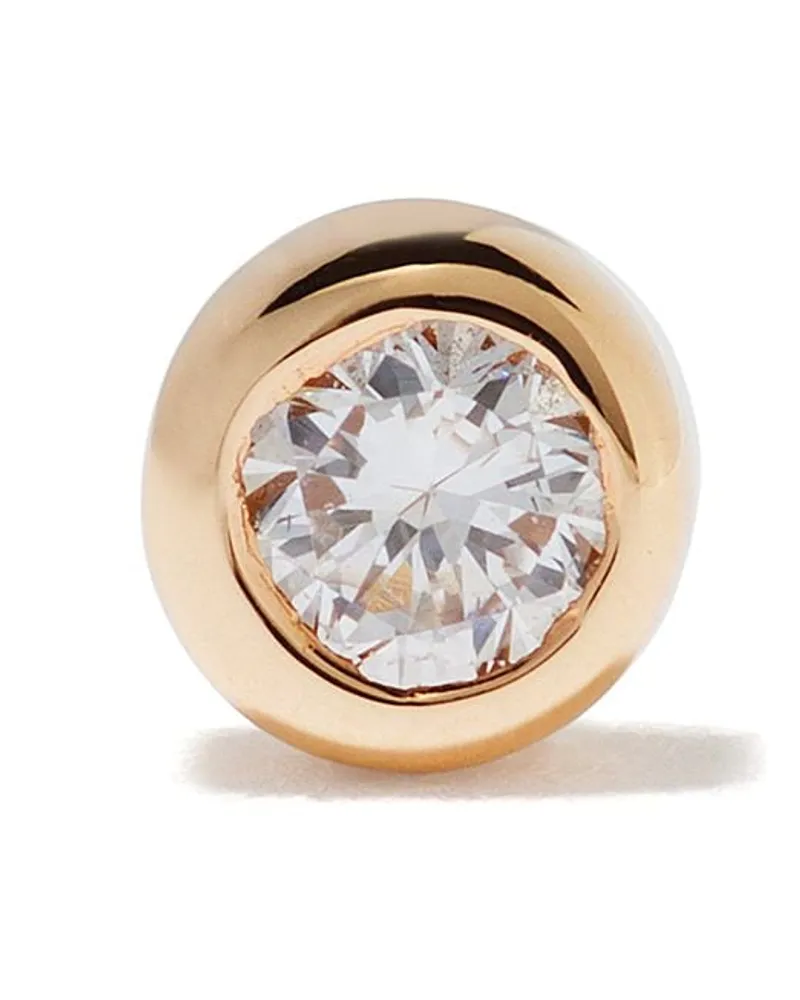 Maria Black 14kt 'Big Dot' Gelbgoldohrstecker mit Diamanten Gold