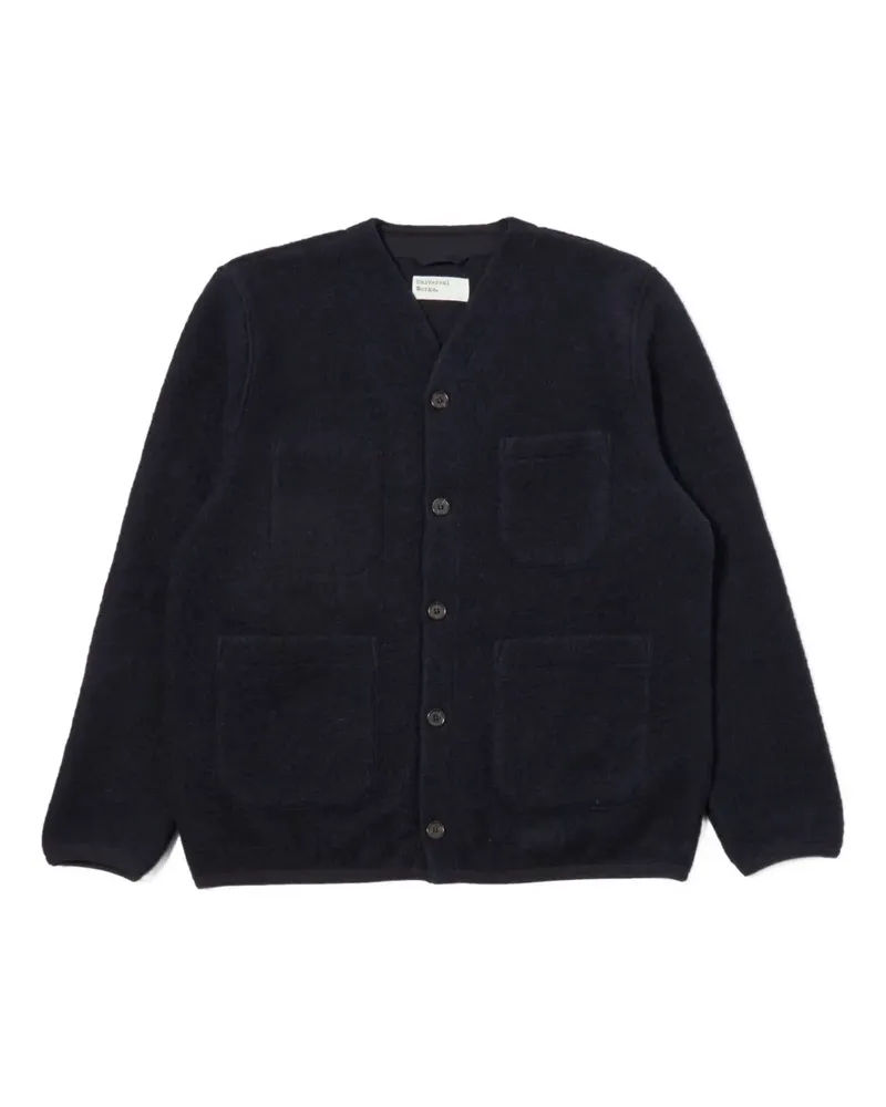 Universal Works buttoned cardigan - Blau Blau