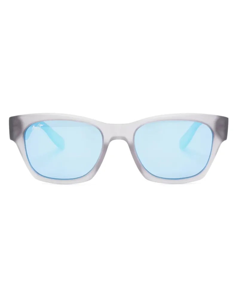 Maui Jim Valley Isle Sonnenbrille mit eckigem Gestell - Grau Grau