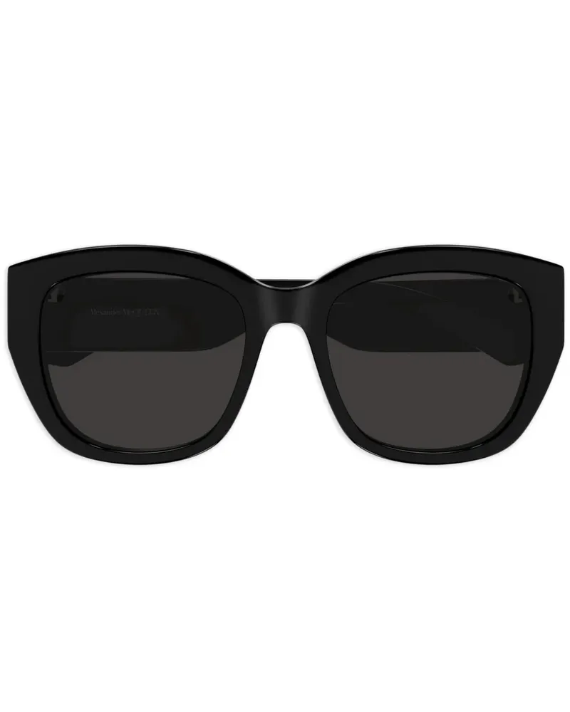 Alexander McQueen AM0451SA Sonnenbrille - Schwarz Schwarz