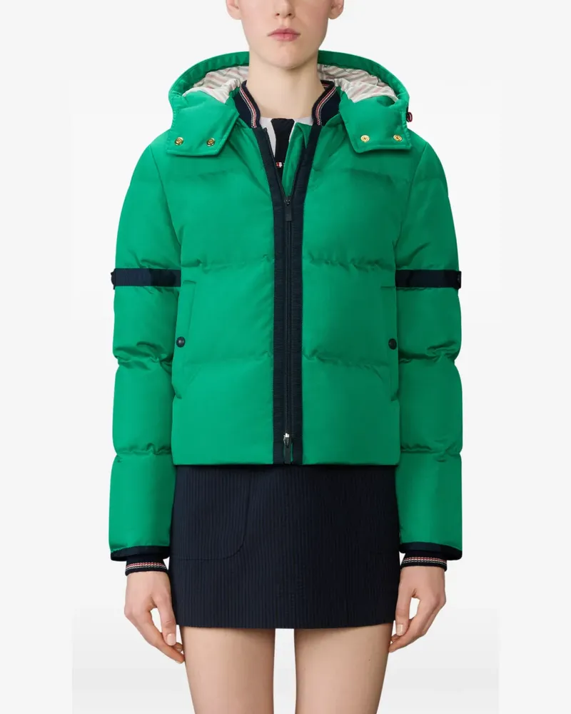 Thom Browne Gesteppte Armband Jacke - Grün Grün