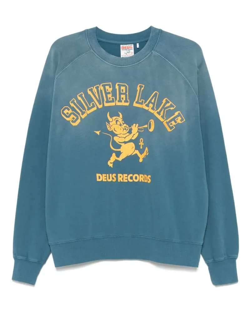 Deus Ex Machina Sweatshirt aus Bio-Baumwolle - Blau Blau