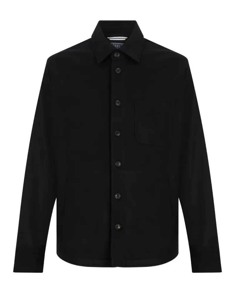 Fedeli long-sleeve cashmere shirt - Schwarz Schwarz