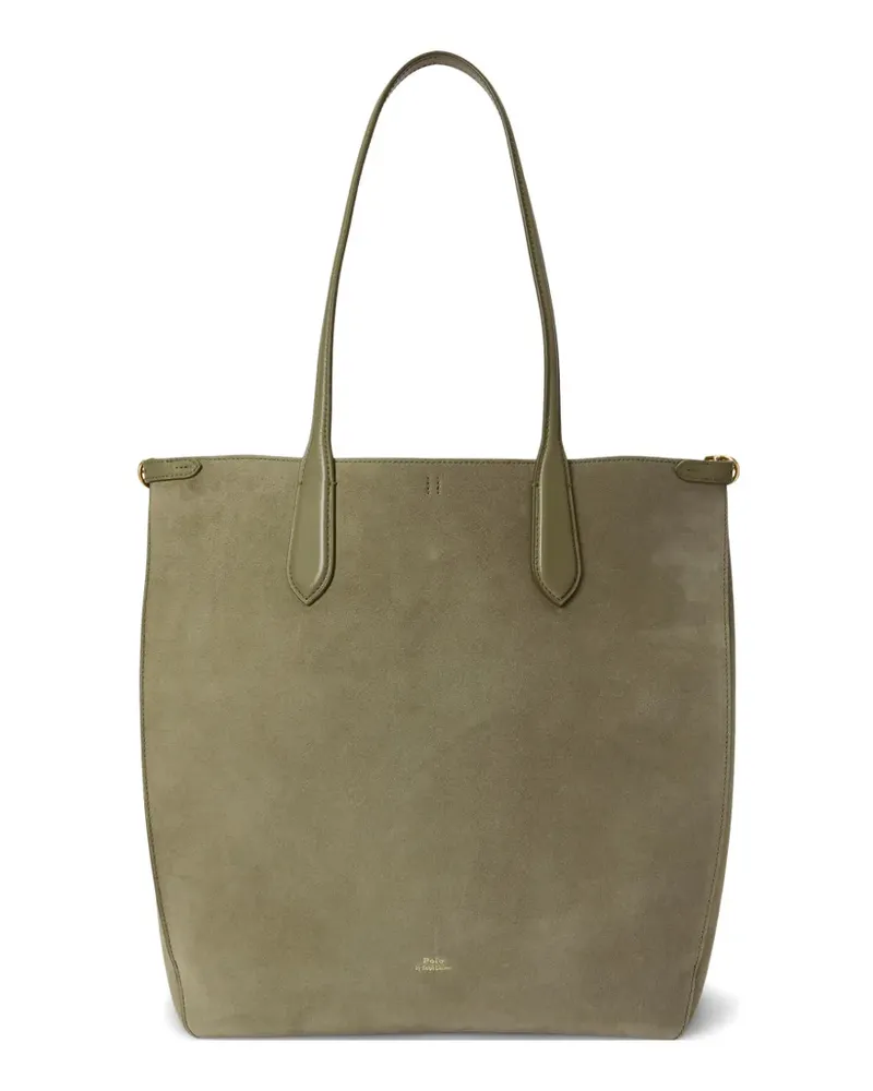 Ralph Lauren Bellport Tote Bag aus Wildleder - Grün Grün