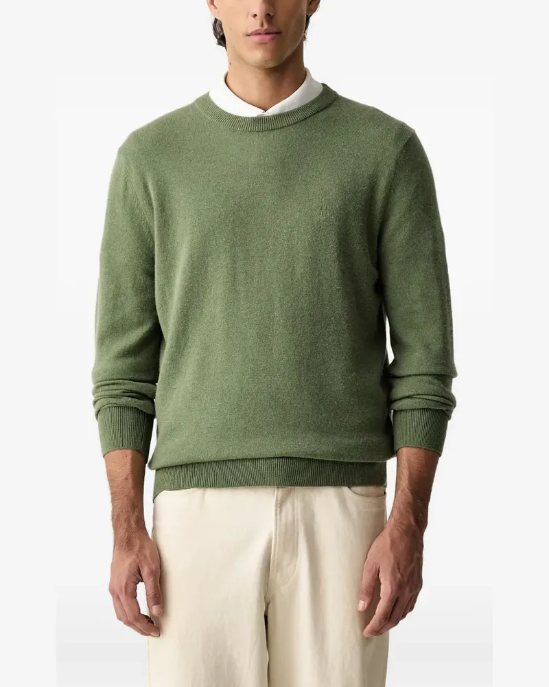 Marc O'Polo Pullover mit rundem Ausschnitt - Grün Grün