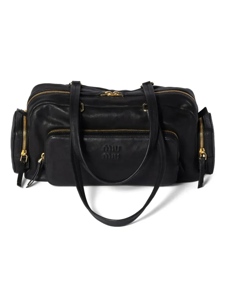 Miu Miu Handtasche aus Leder - Schwarz Schwarz