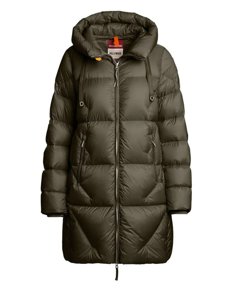 Parajumpers Gesteppter Kapuzenmantel - Grün Grün