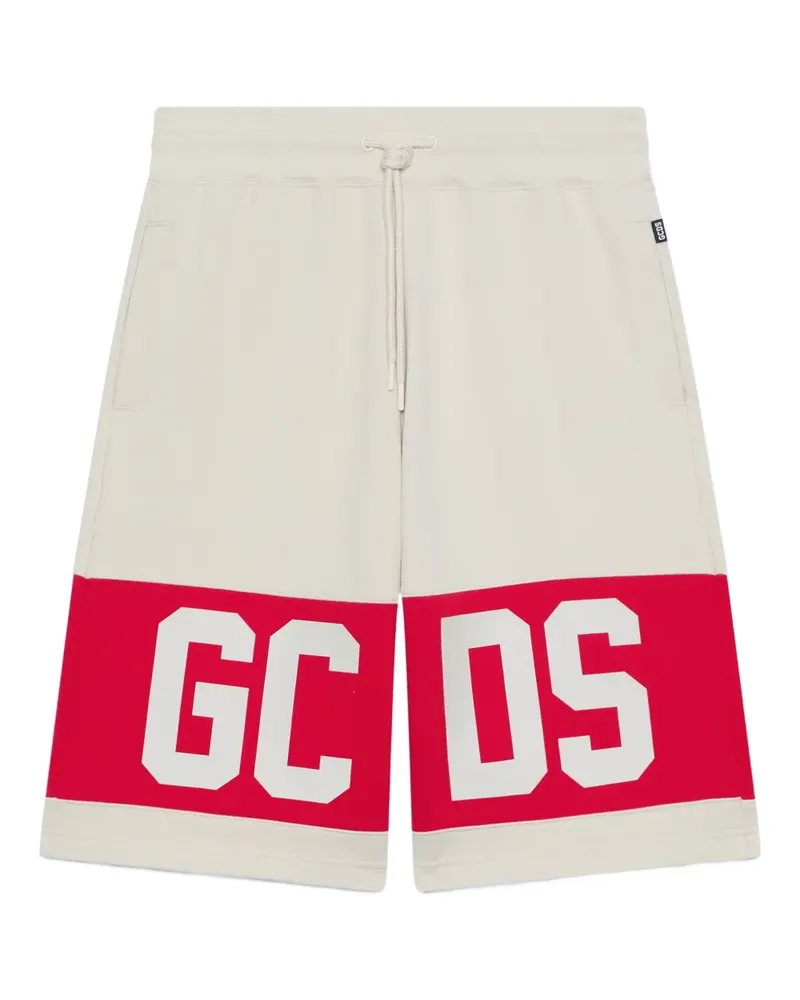 GCDS Shorts mit Kordelzug - Nude Nude
