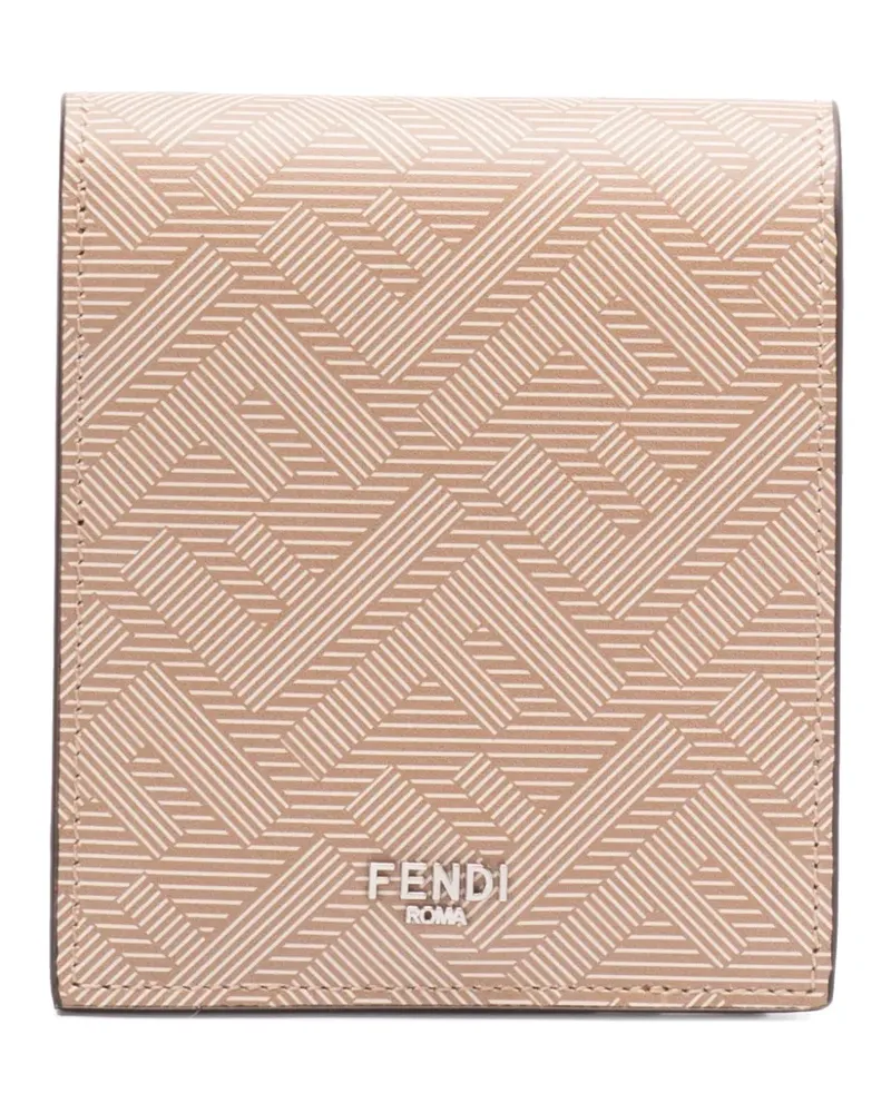 Fendi Portemonnaie mit FF-Motiv - Nude Nude