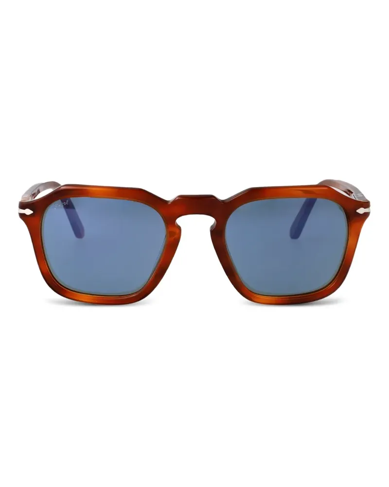 Persol Geometrische Sonnenbrille aus Azetat - Braun Braun