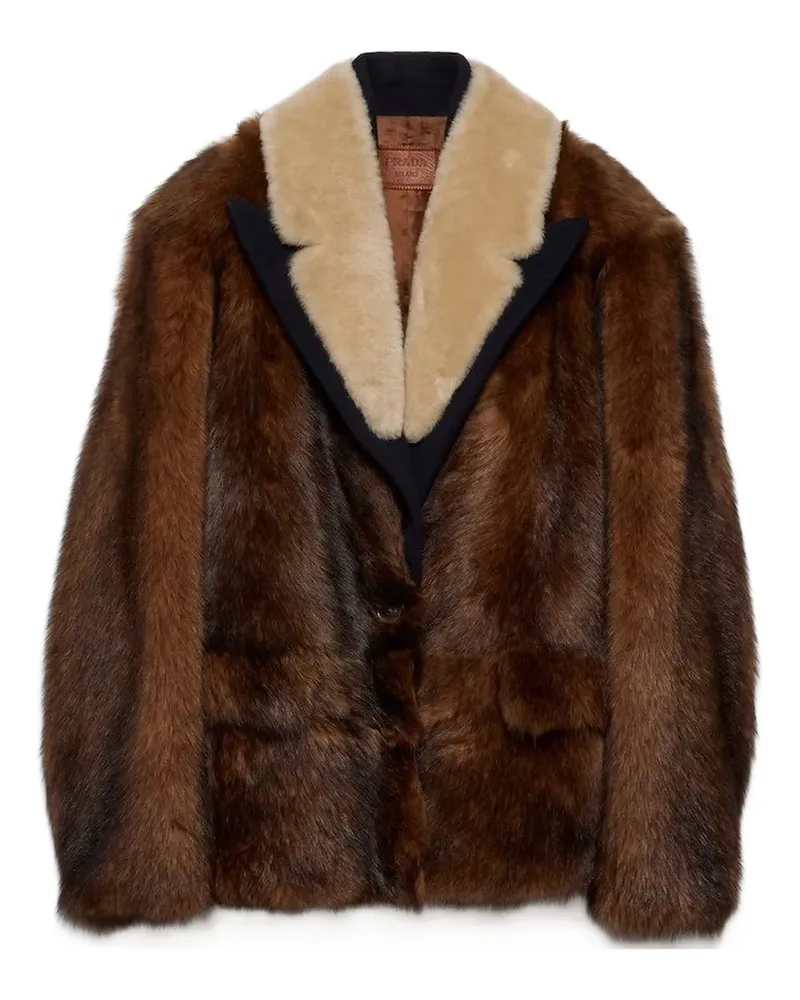 Prada shearling coat - Braun Braun