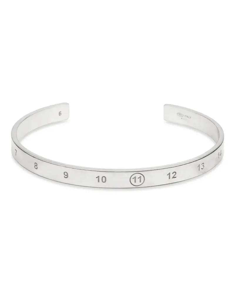 Maison Margiela Armreif mit Logo-Gravur - Silber Silber