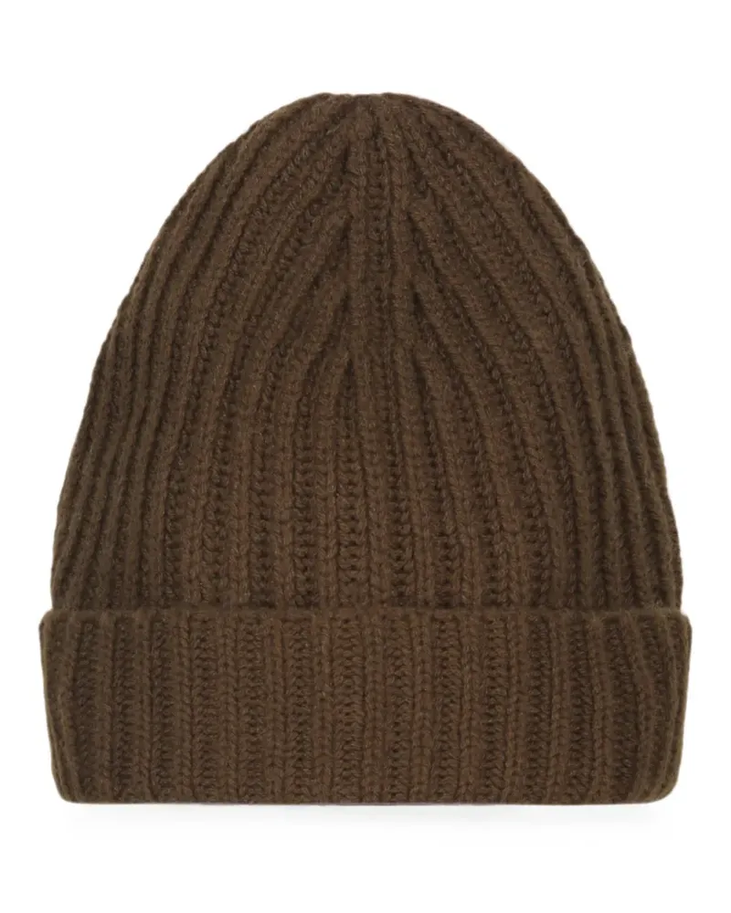 Malo ribbed-knit beanie hat - Braun Braun