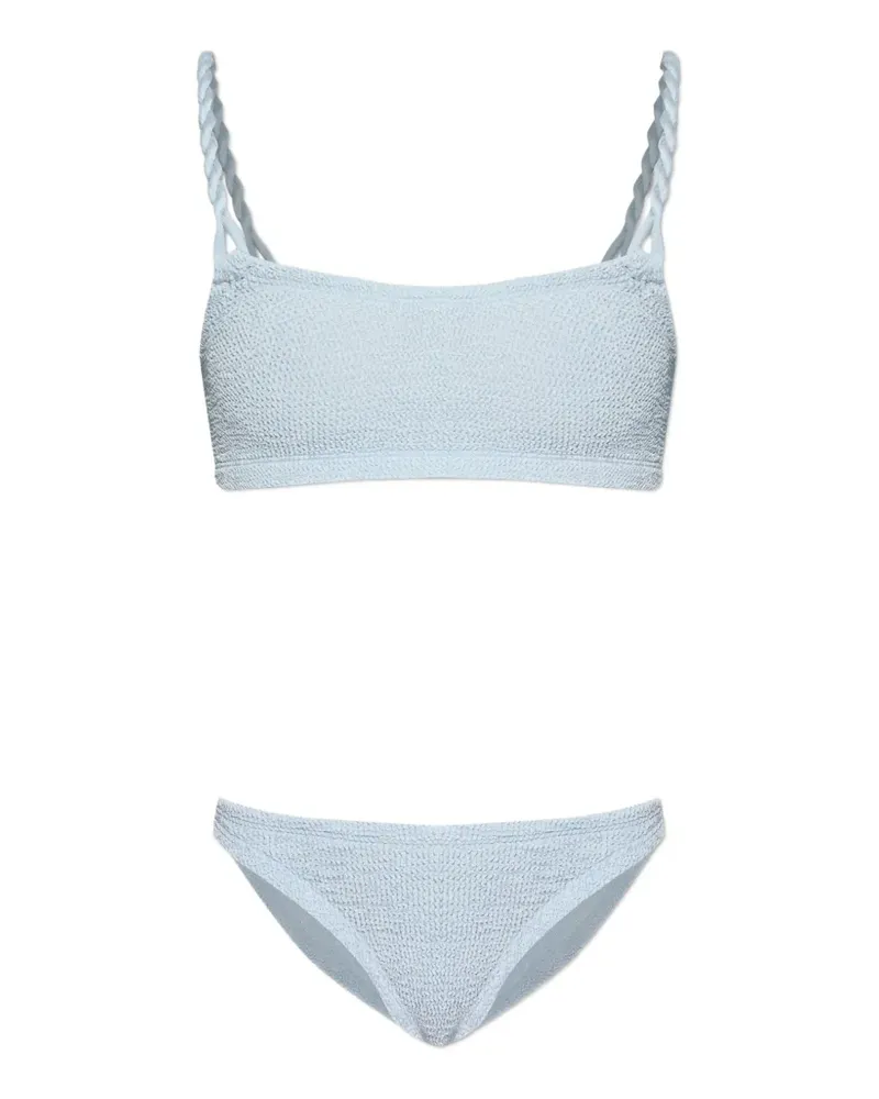 Hunza G Pheobe crinkled bikini - Blau Blau
