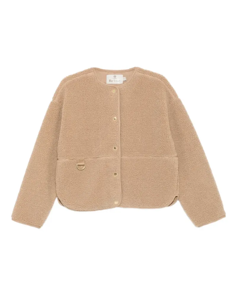 Barbour Arlene fleece-texture jacket - Nude Nude