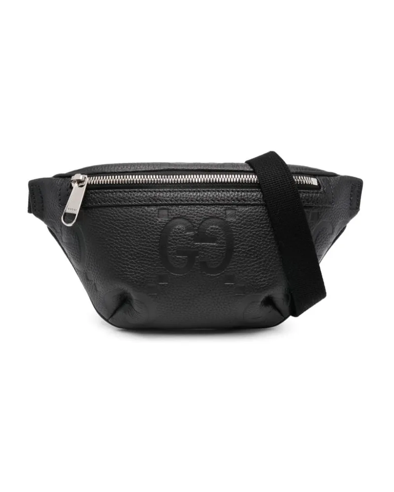 Gucci Kleine Gürteltasche mit Jumbo GG - Schwarz Schwarz