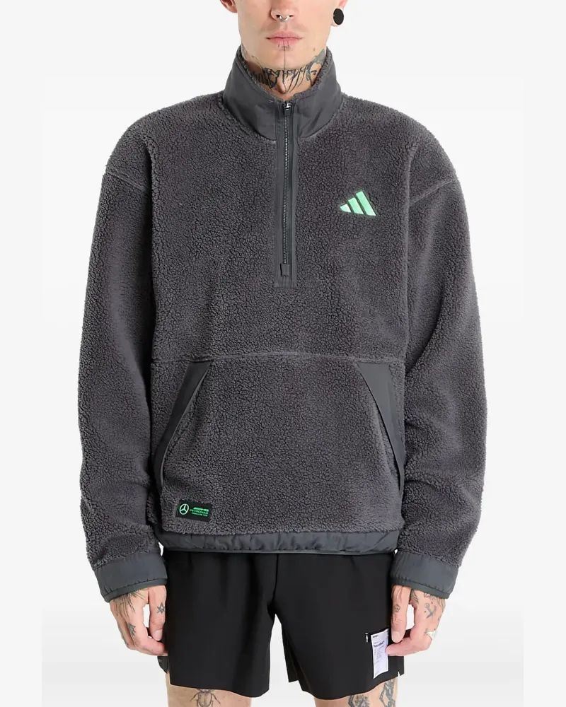 adidas Pullover mit Reißverschluss - Grau Grau