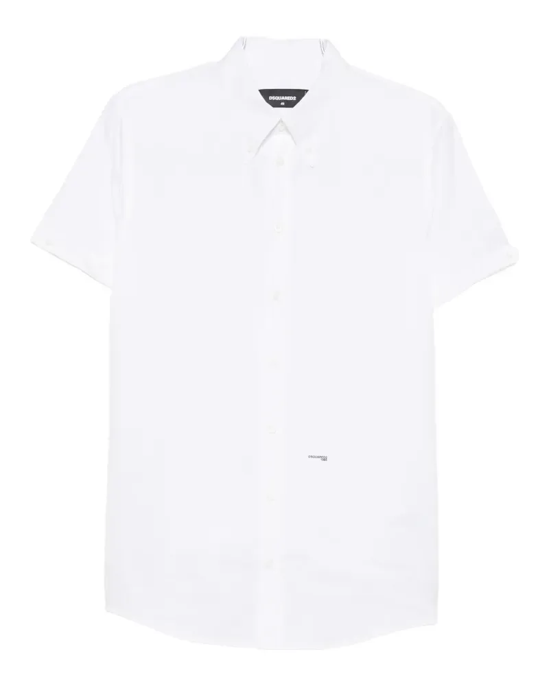 Dsquared2 button short-sleeve shirt - Weiß Weiß