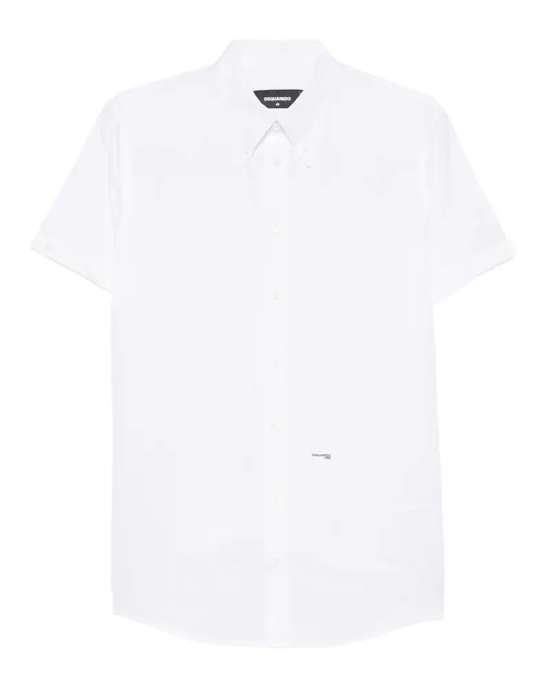 Dsquared2 button short-sleeve shirt - Weiß Weiß