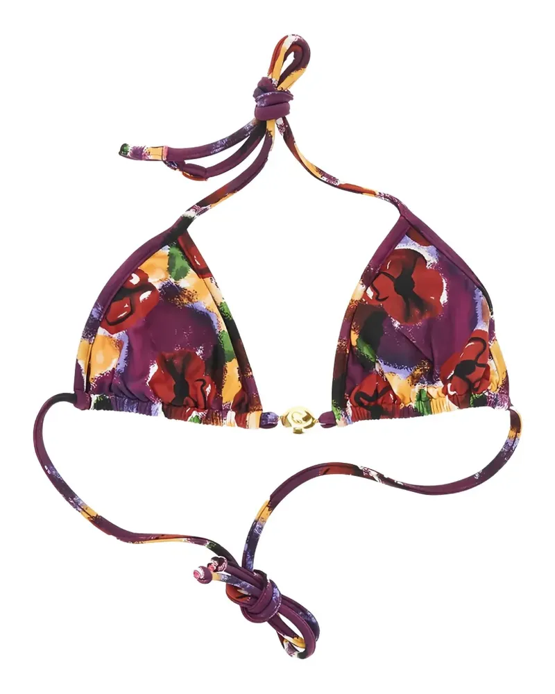 Reina Olga Splash Bikinioberteil mit Blumen-Print - Violett Violett