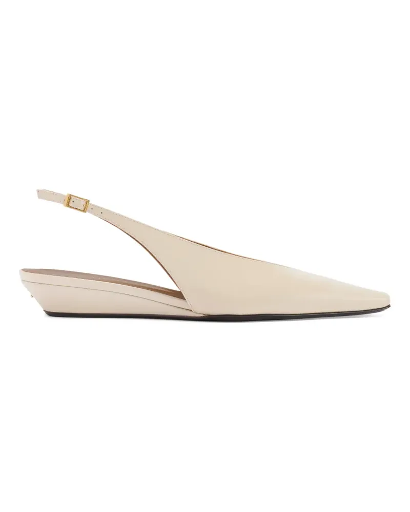 Giuseppe Zanotti Virginia slingback ballet flats - Weiß Weiß