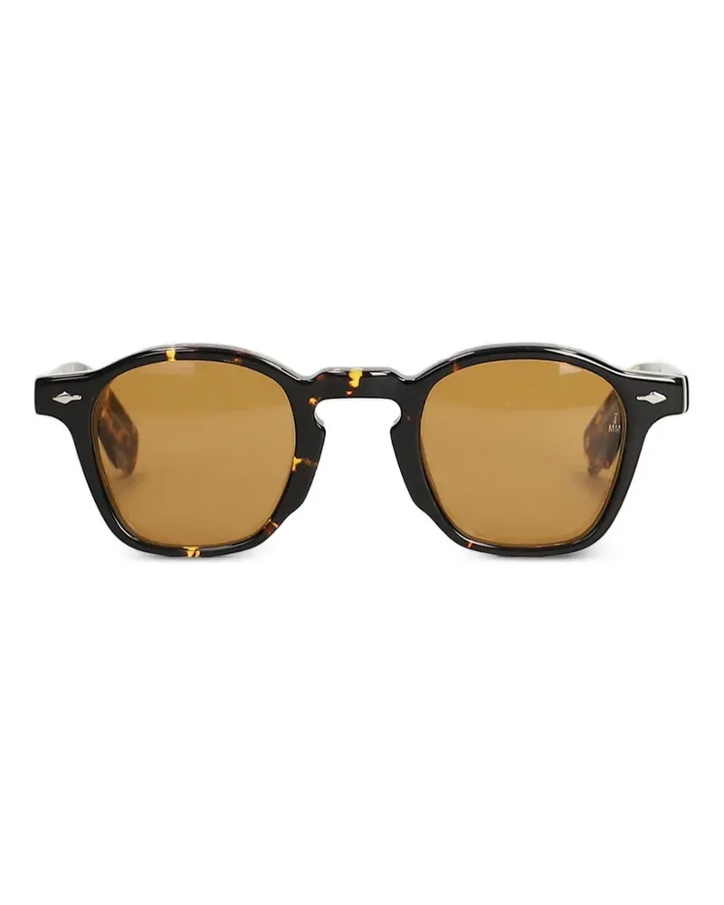 Jacques Marie Mage Zephirin tortoiseshell-effect sunglasses - Braun Braun