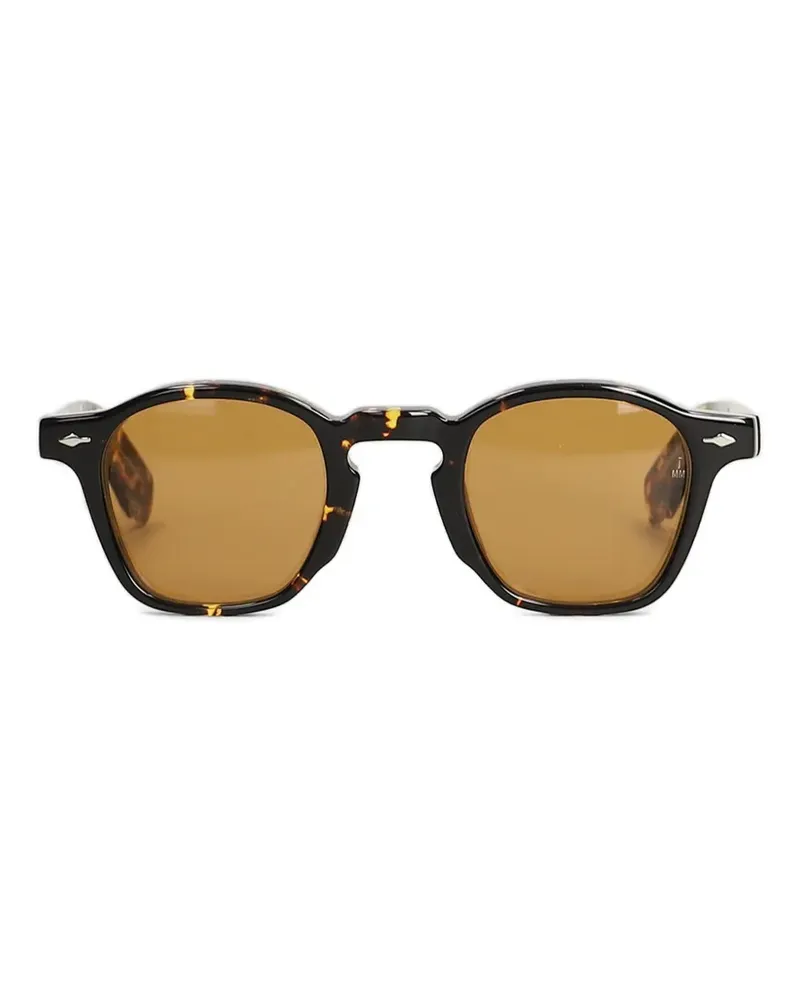 Jacques Marie Mage Zephirin tortoiseshell-effect sunglasses - Braun Braun