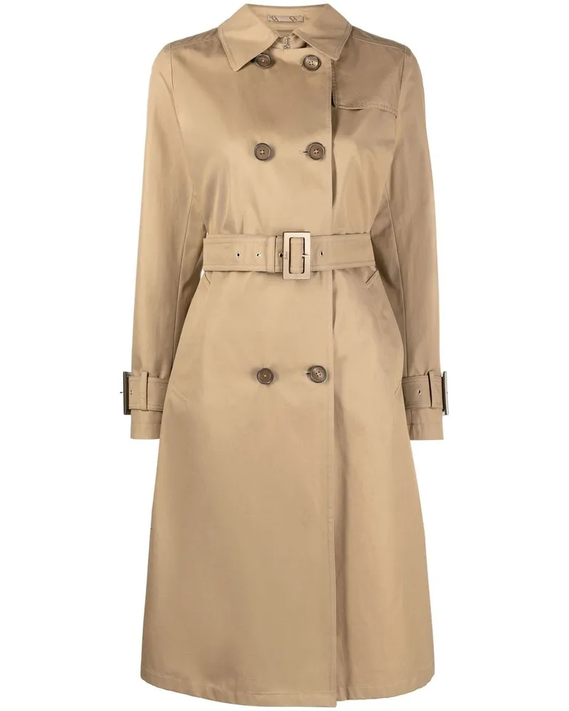 Herno Trenchcoat mit Gürtel - Braun Braun