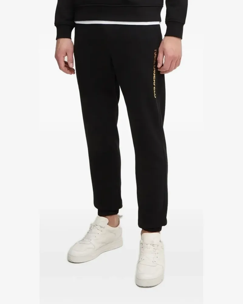 Karl Lagerfeld Jogginghose mit Logo-Print - Schwarz Schwarz