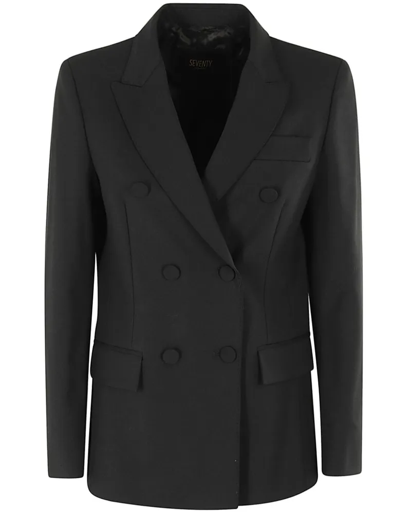 Seventy Doppelreihiger Blazer - Schwarz Schwarz