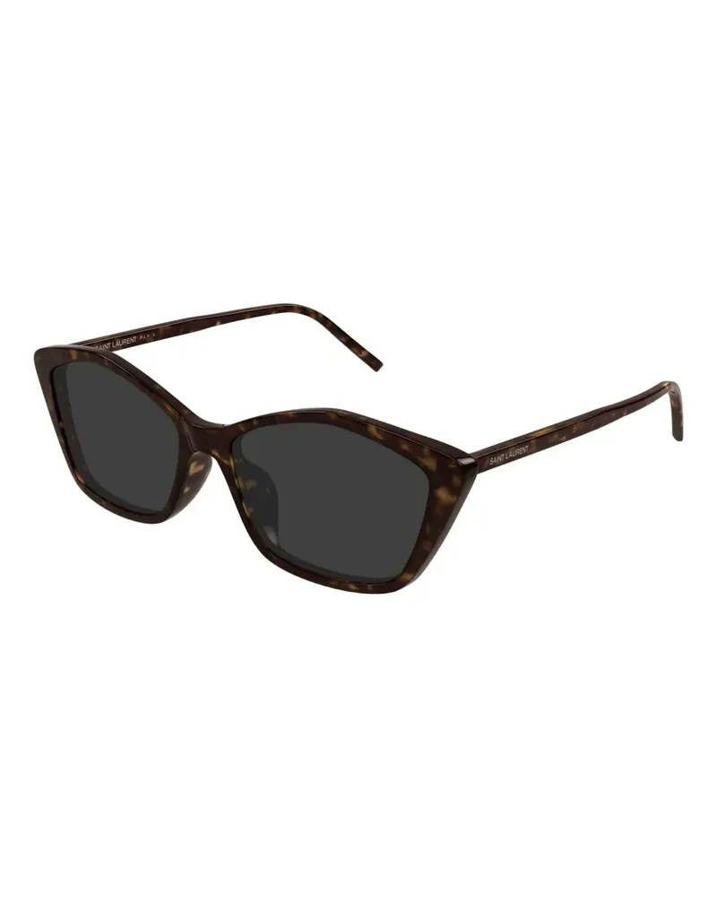 Saint Laurent Sonnenbrille in Schildpattoptik - Braun Braun
