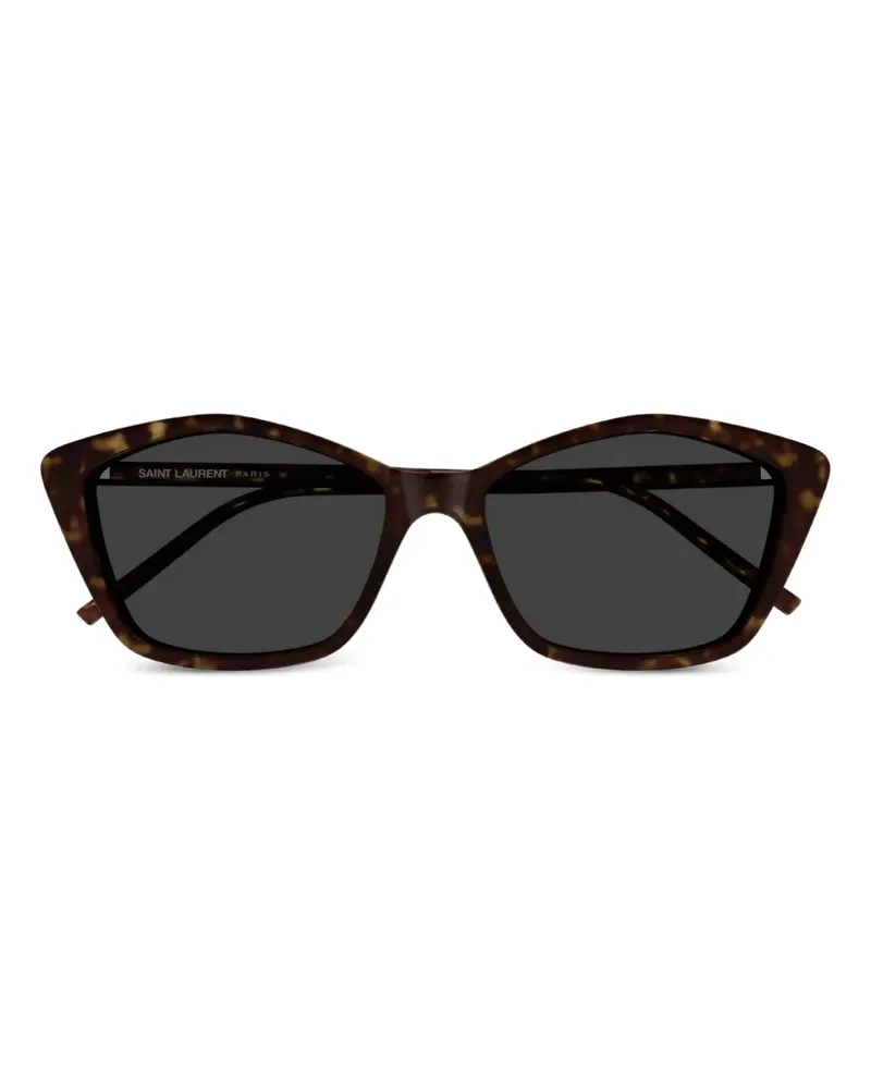 Saint Laurent Sonnenbrille in Schildpattoptik - Braun Braun