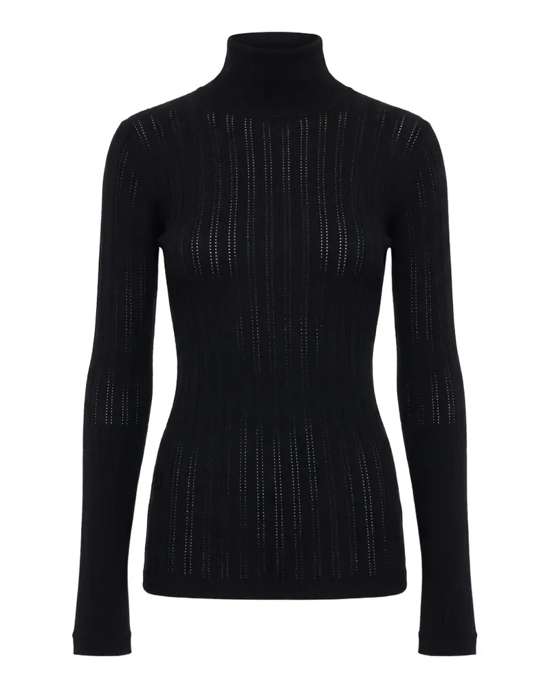 Maria Mcmanus Geripptes Thermal Mock Strickoberteil - Nude Nude