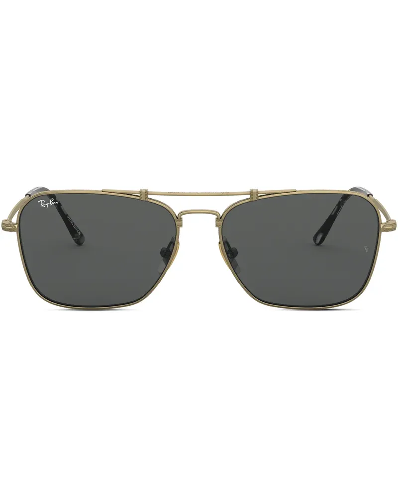 Ray Ban Getönte Pilotenbrille - Gold Gold