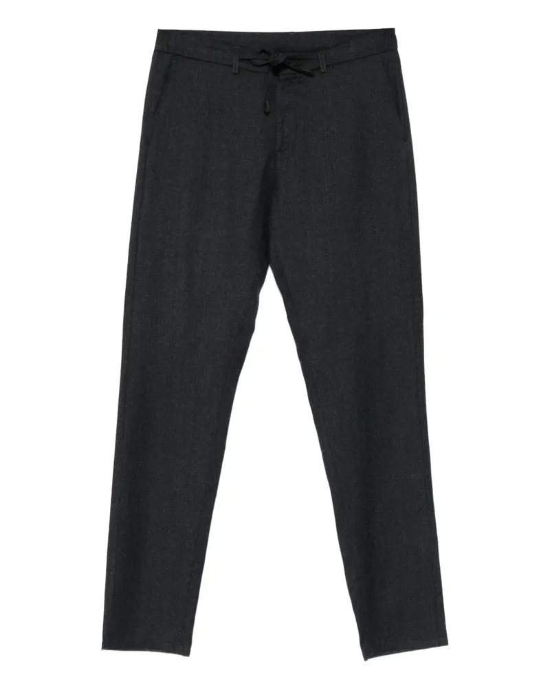 Canali Hose mit Kordelzug - Grau Grau