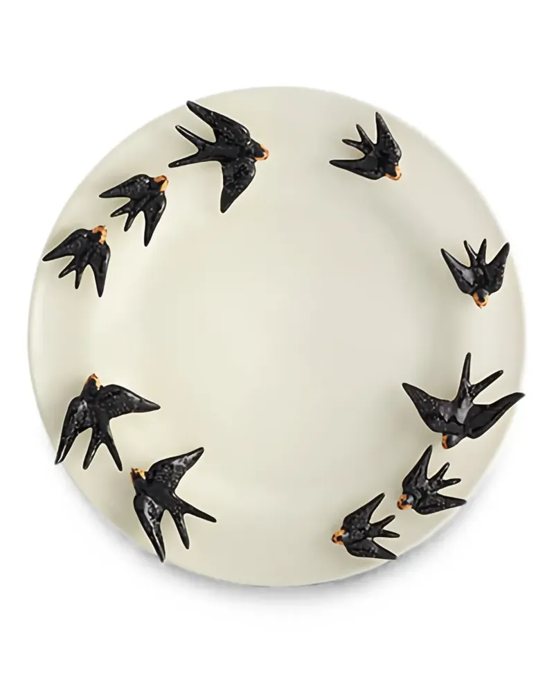 Bordallo Pinheiro Primavera decorative plate - Weiß Weiß