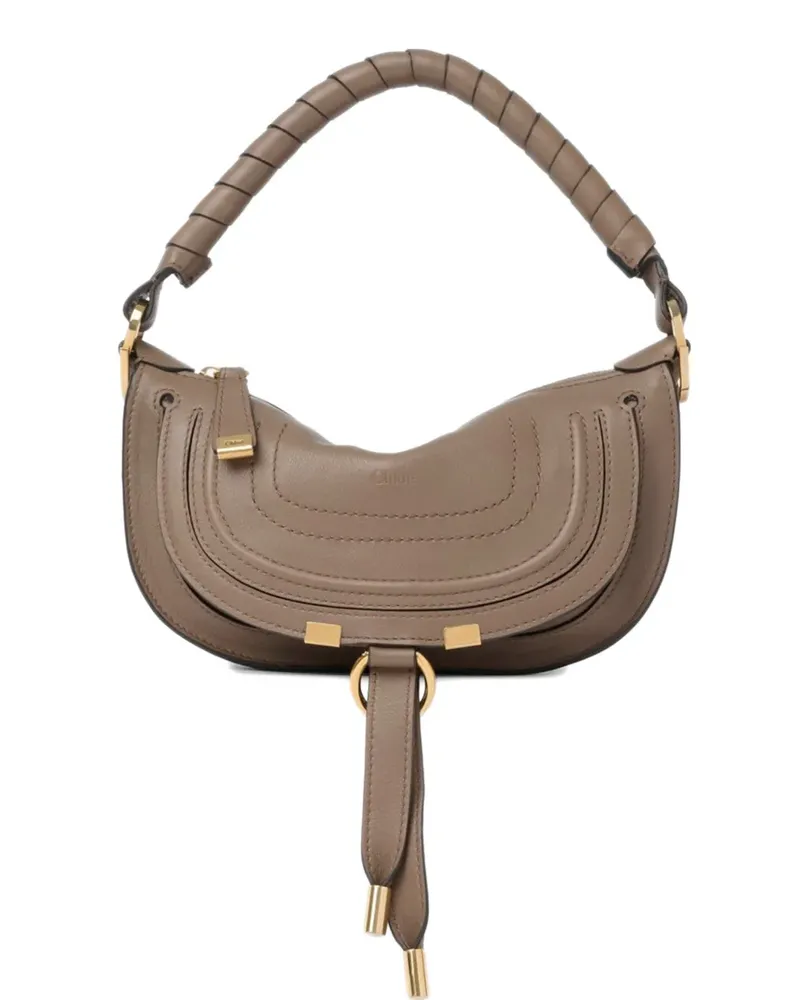 Chloé Marcie leather mini tote bag - Nude Nude