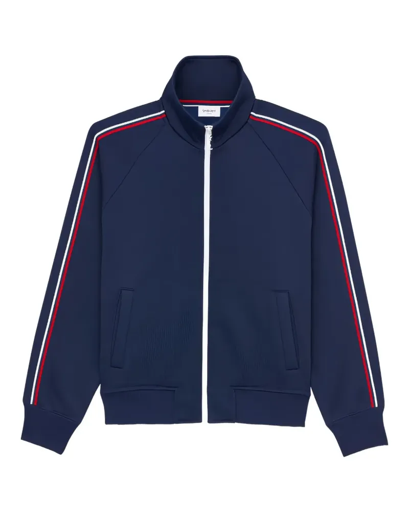 Saint Laurent Bomberjacke mit Reißverschluss - Blau Blau