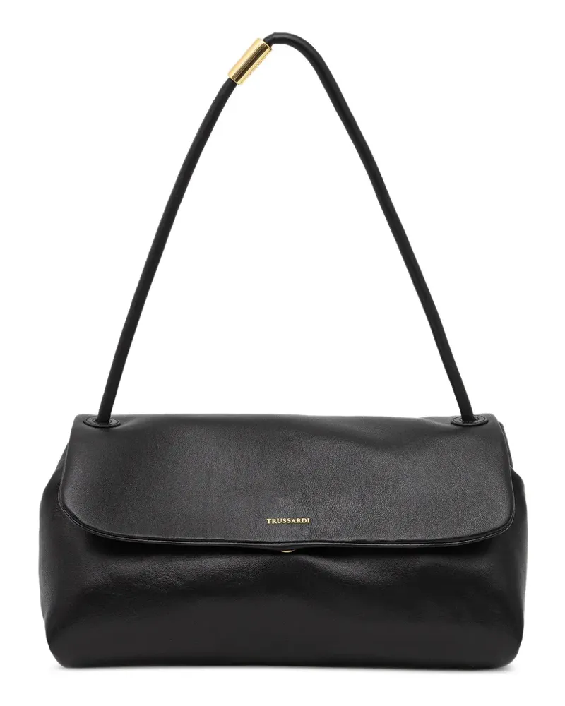 Trussardi medium Orbita flap shoulder bag - Schwarz Schwarz
