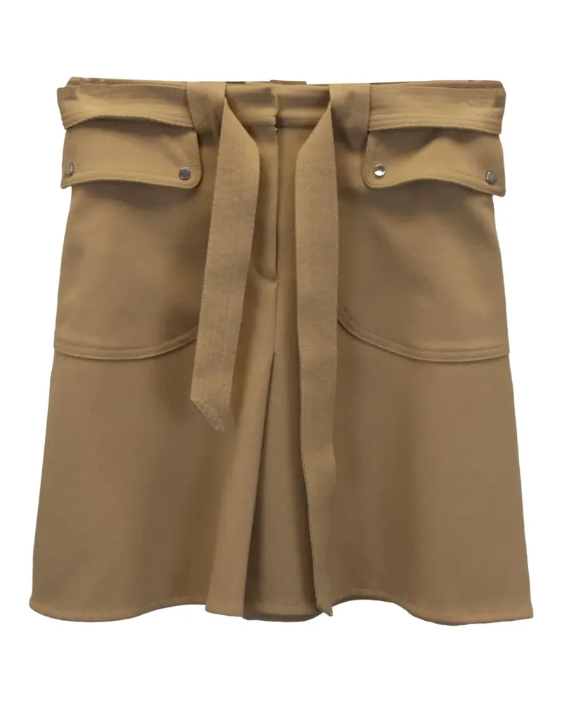 Maje belted mini skirt - Braun Braun