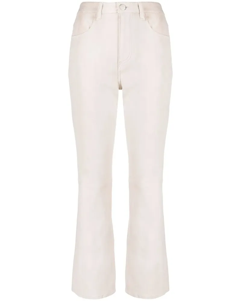 Closed Hoch geschnittene Cropped-Jeans - Nude Nude