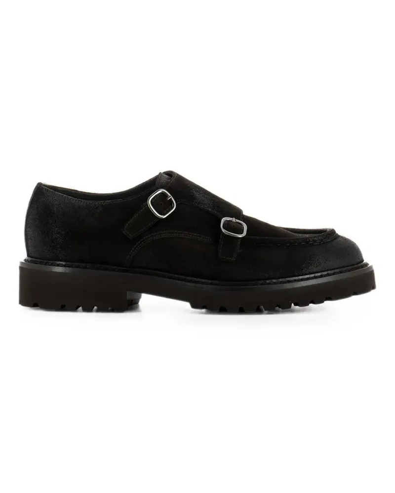 Doucal´s double-buckle apron-toe monk shoes - Braun Braun