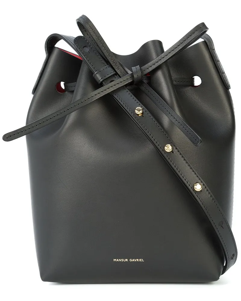 Mansur Gavriel Mini Beuteltasche Schwarz